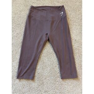 Gymshark Workout Cropped Leggings High Waist Gym Activewear Small‎